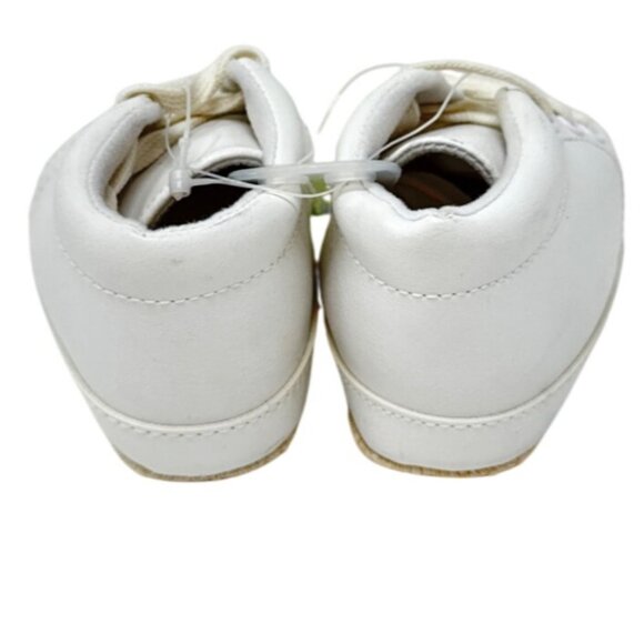 Darling Baby Shoes Prewalker Size 4 Infant White Soft Sole First Walkers - Picture 3 of 5
